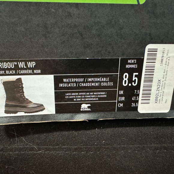 Sorel Boots Mens 8.5 Brown/Black Caribou Waterproof Winter Snow Hunting Fishing - Picture 5 of 8